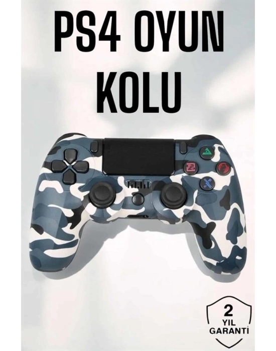 PS4 Oyun Kolu Kamuflaj Desenli Joystick