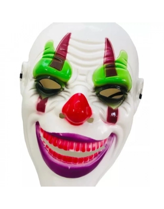 Psikopat Palyaço Temalı Joker Maskesi