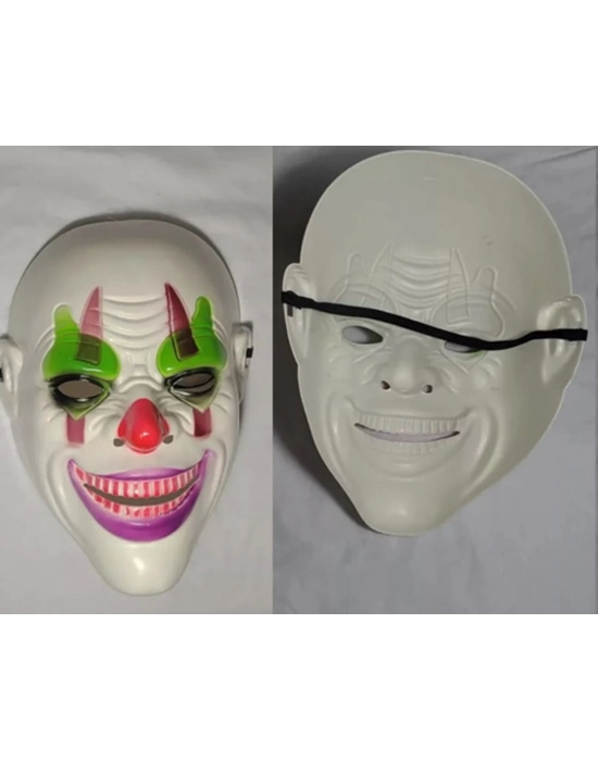 Psikopat Palyaço Temalı Joker Maskesi