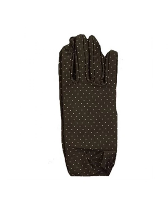 Kahverengi Puantiyeli Çocuk Eldiveni