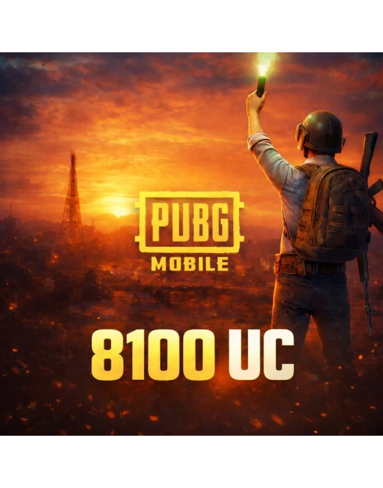 PUBG Mobile 8100 UC TR