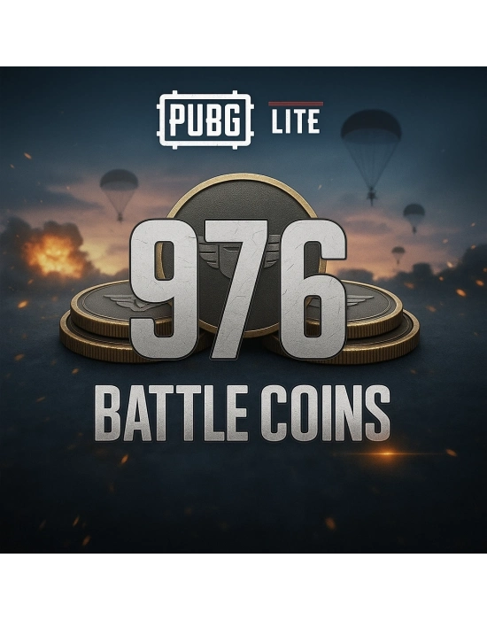 PUBG MOBILE LITE – 976 (610+366) Battle Coin