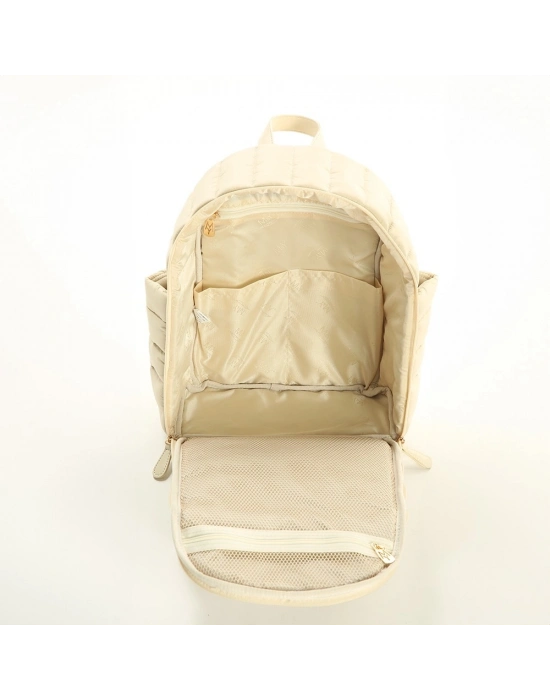 Puff Anne Bebek Bakım Sırt Çantası 7335 Krem