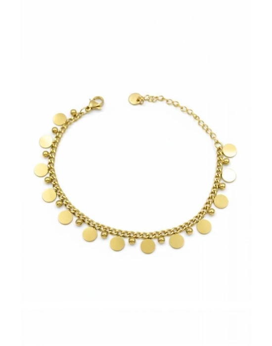 Pullu Bileklik - Altın