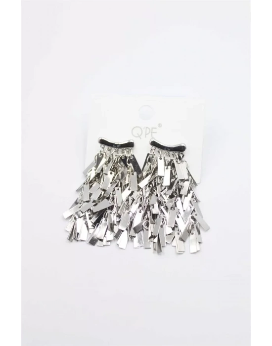 Pullu Küpe - Gümüş