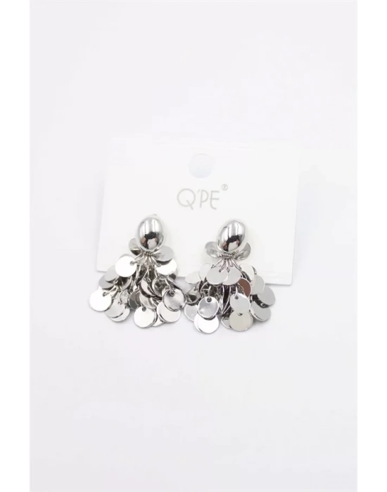 Pullu Küpe - Gümüş