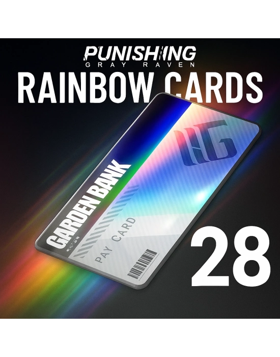 Punishing Gray Raven 28 Rainbow Cards