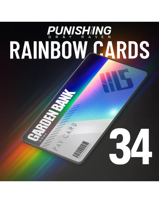 Punishing Gray Raven 34 Rainbow Cards