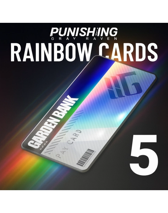 Punishing Gray Raven 5 Rainbow Cards