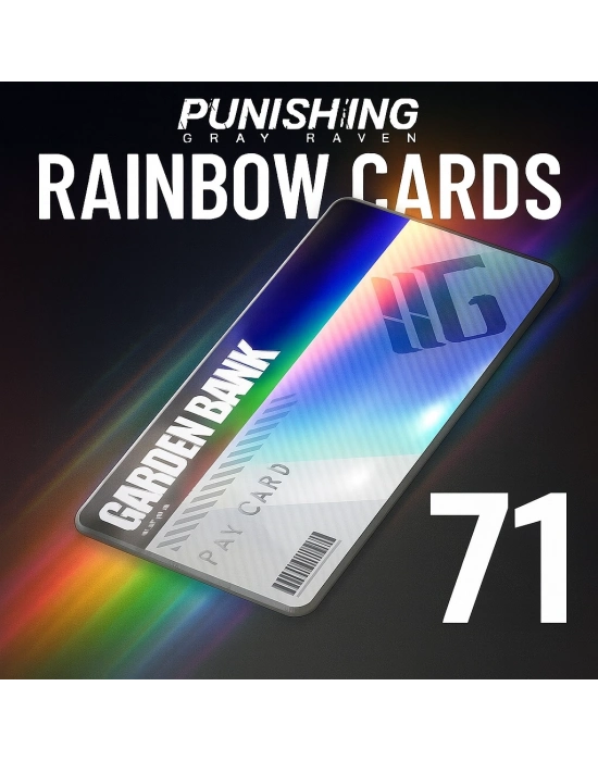 Punishing Gray Raven 71 Rainbow Cards