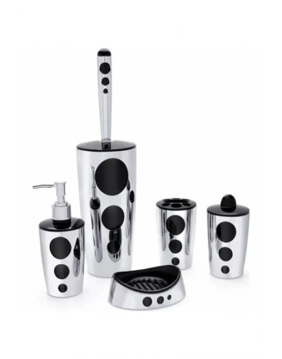 Punto 5 Parça Banyo Seti Krom Royaleks-F326