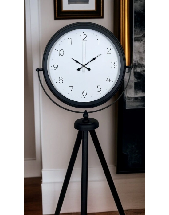 ® Pure Black Tripod Ayaklı Saat