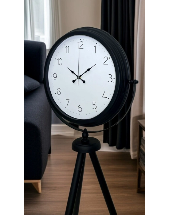 ® Pure Black Tripod Ayaklı Saat
