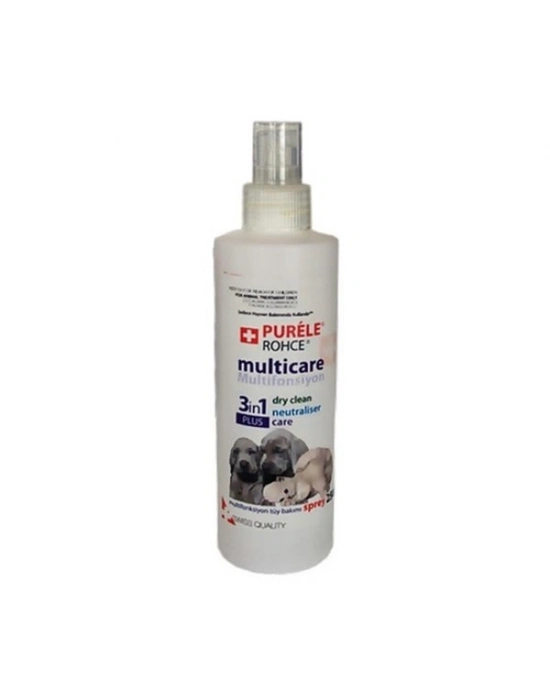 Purele 3IN1 Multifonksiyon Care Kedi Köpek Tüy Bakımı Spreyi 250 ml