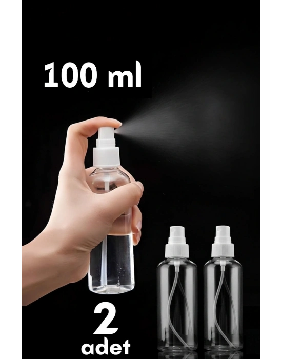 Püskürtücü Boş Sprey Şişe 100 Ml 2 Adet