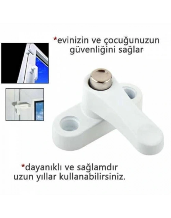 Pvc Kapı Pencere Emniyet Kilidi -  Pimapen Kilidi - Çelik - 6 Adet