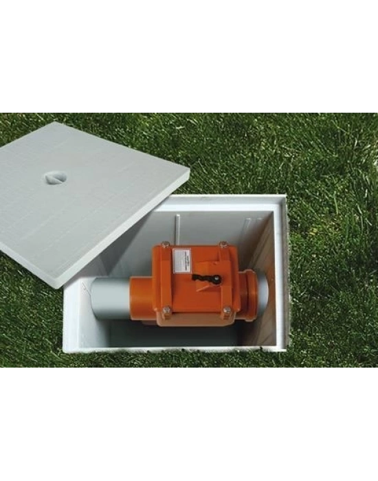 ® PVC Pissu Atıksu Çekvalfi 125 mm Kilitli