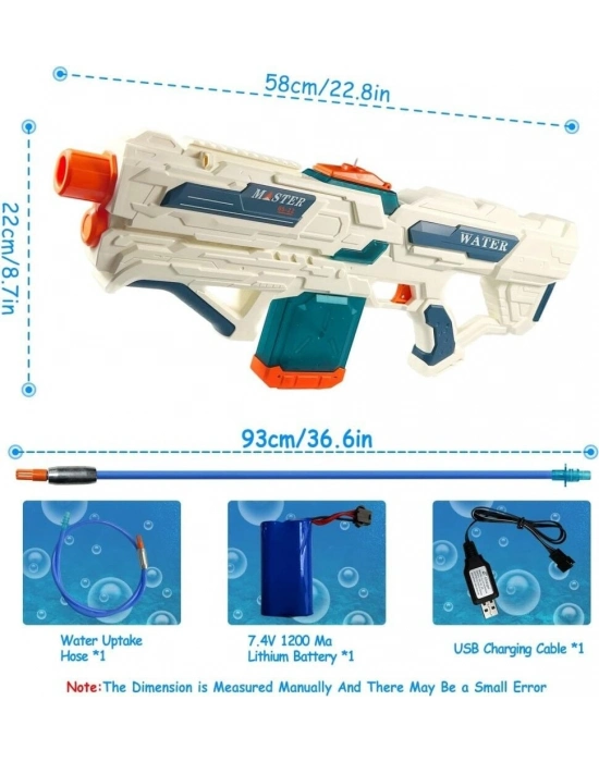 QS811-213 ŞARJLI SU TABANCASI 8 METRE 600 ML