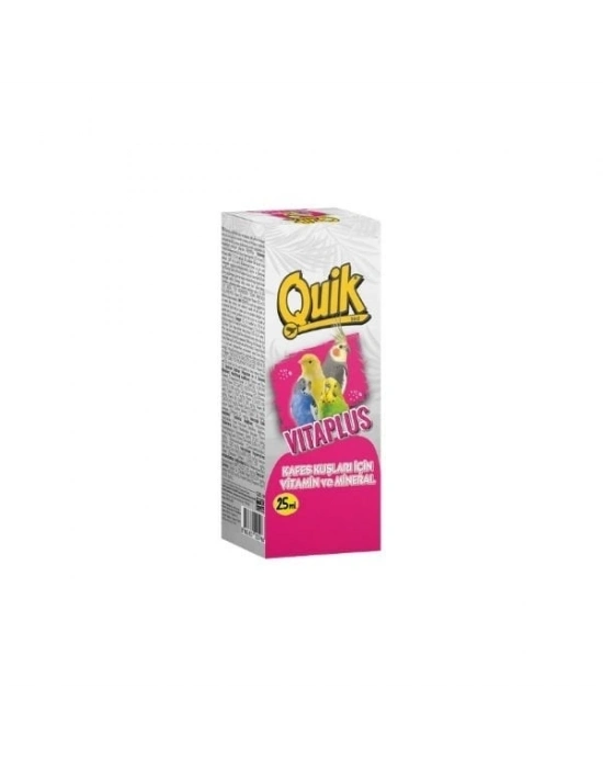Quik Vita Plus Kuş Vitamini 25 Ml