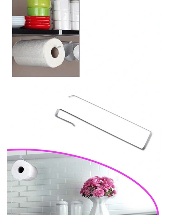 Raf Altı Kağıt Havlu Askılığı