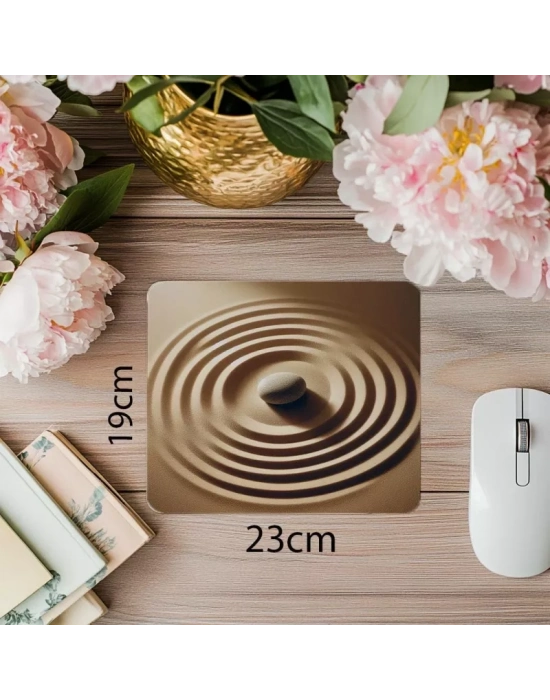 Rahatlatıcı Spiral Desenli Mouse Pad - 19x23 cm 2 mm Dikdörtgen İthal Baskılı Mouse Pad