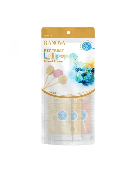 Ranova Karışık Lezzetli Lolipop Köpek Ödül Maması 8 Gr 3 Adet