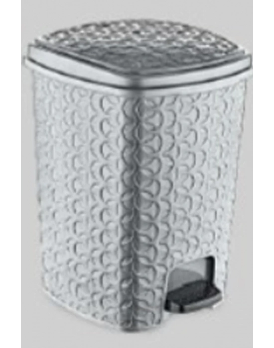 Rattan Star Pedallı Çöp Kovası 12 Lt. Royaleks-E248