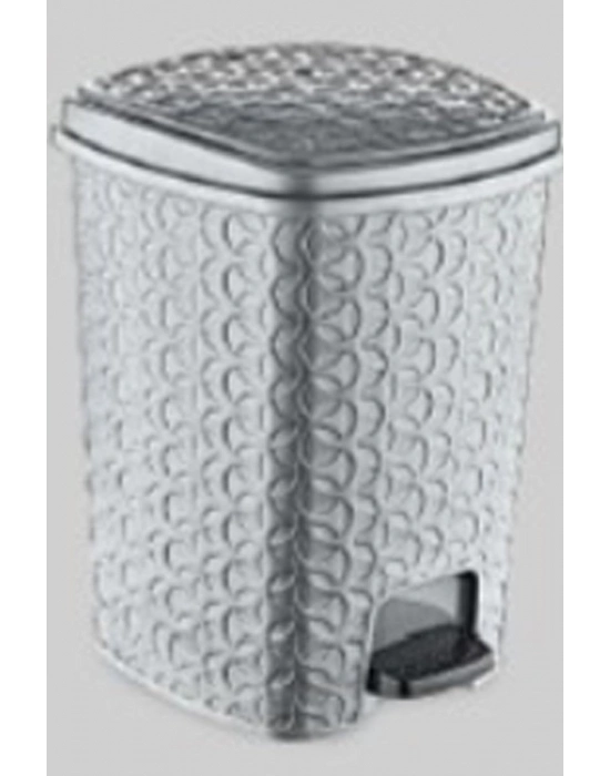 Rattan Star Pedallı Çöp Kovası 12 Lt. Royaleks-E248