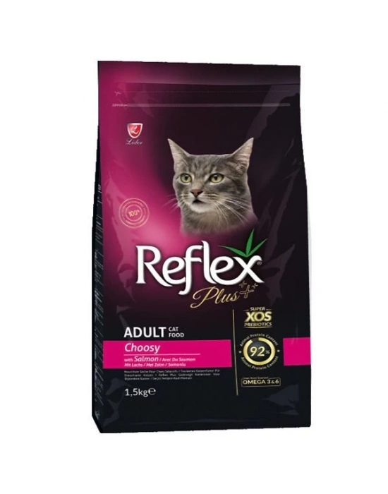 Reflex Plus Adult Choosy Somonlu Yetişkin Kedi Maması 1.5 Kg