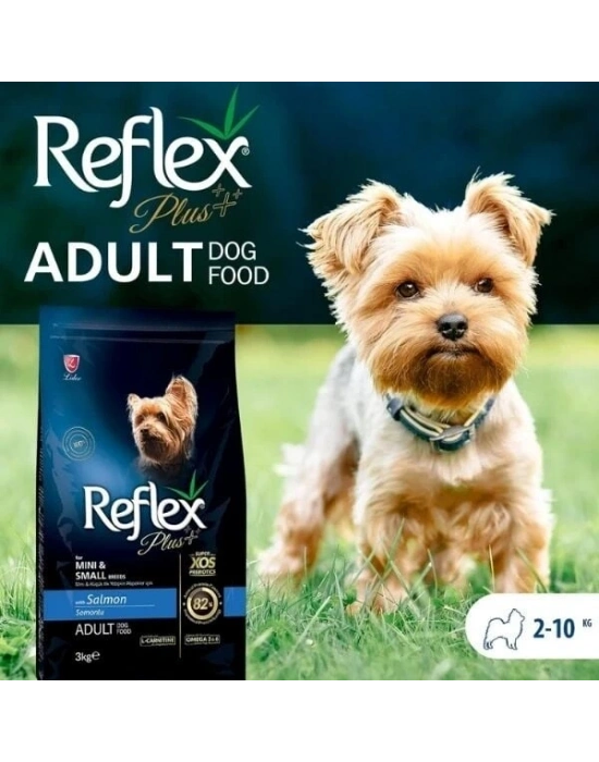 Reflex Plus Adult Somonlu Küçük Irk Yetişkin Köpek Maması 3 Kg