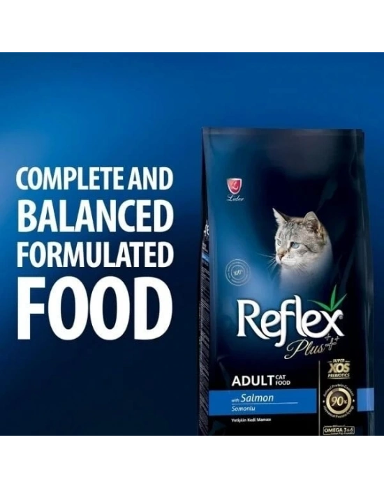 Reflex Plus Adult Somonlu Yetişkin Kedi Maması 15 Kg