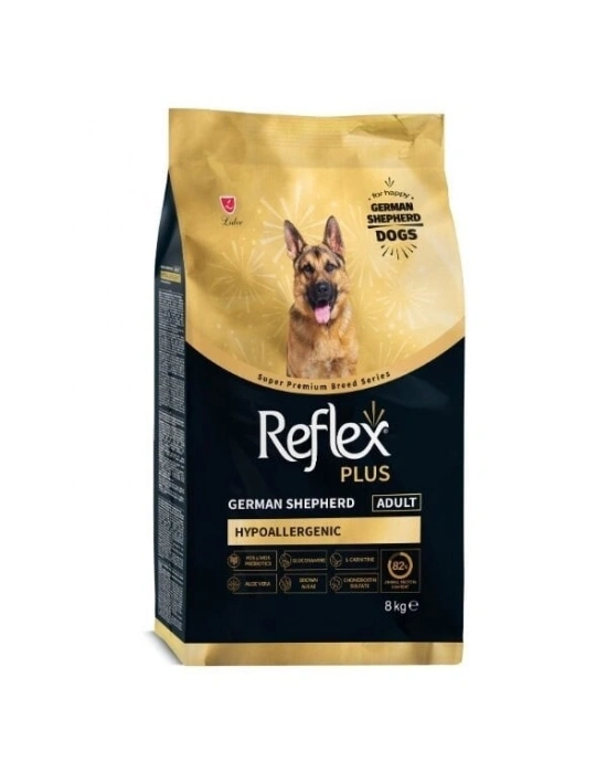 Reflex Plus Hypoallergenic German Shepherd Yetişkin Köpek Maması 8 Kg