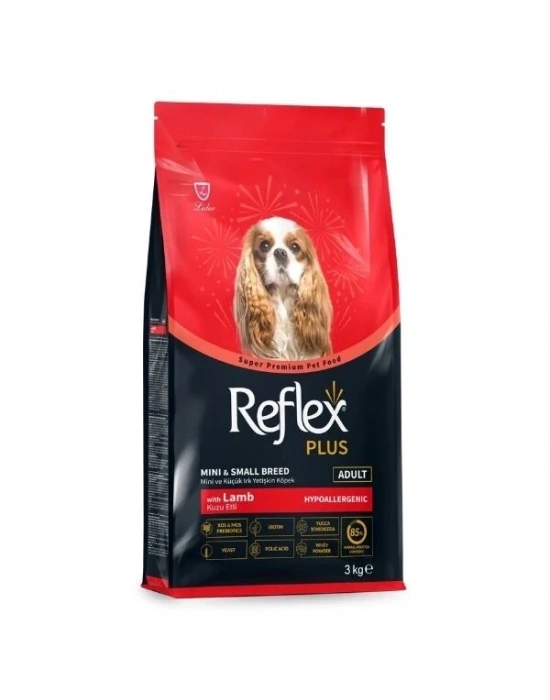 Reflex Plus Kuzu Etli Mini ve Küçük Irk Yetişkin Köpek Maması 3 Kg