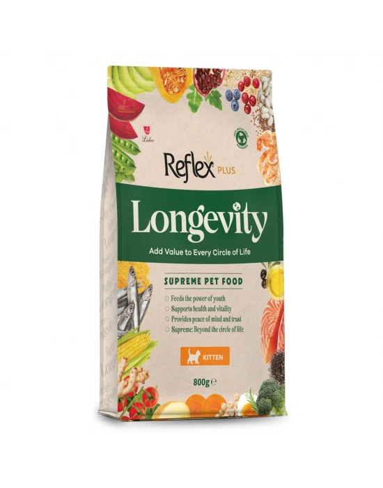 Reflex Plus Longevity Hipoalerjenik Yavru Kedi Maması 800gr