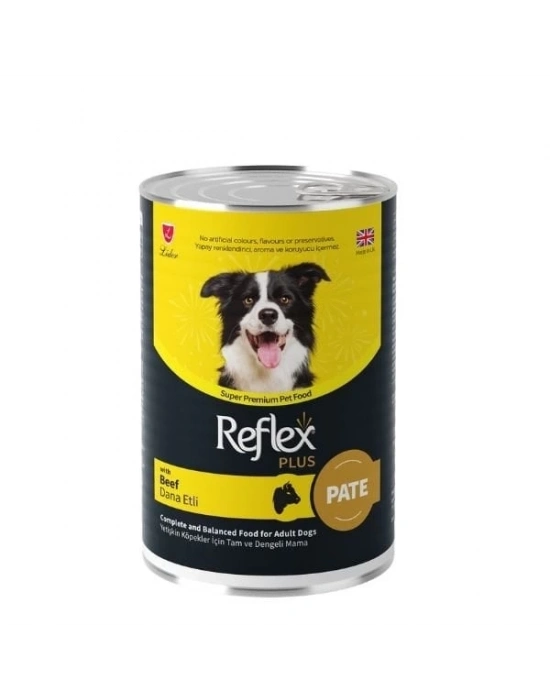 Reflex Plus Pate İçinde Dana Etli Yetişkin Konserve Köpek Maması 1 Adet 400 Gr