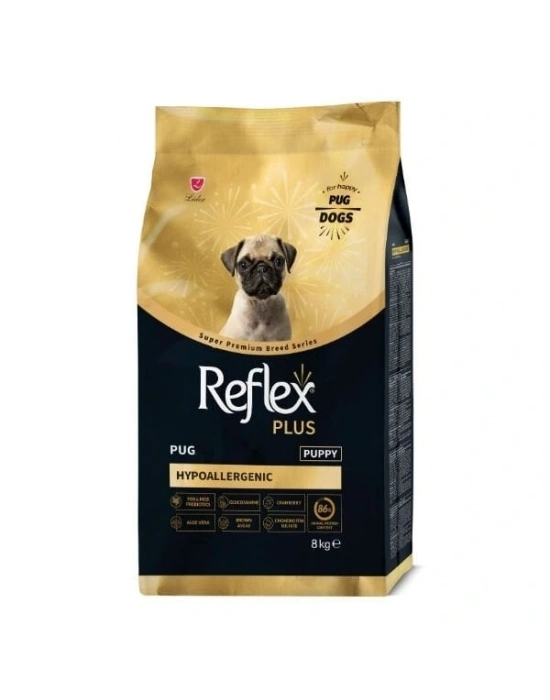 Reflex Plus Pug Hypoallergenic Tavuklu Yavru Köpek Maması 8 Kg