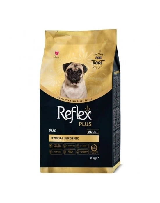 Reflex Plus Pug Hypoallergenic Tavuklu Yetişkin Köpek Maması 8 Kg