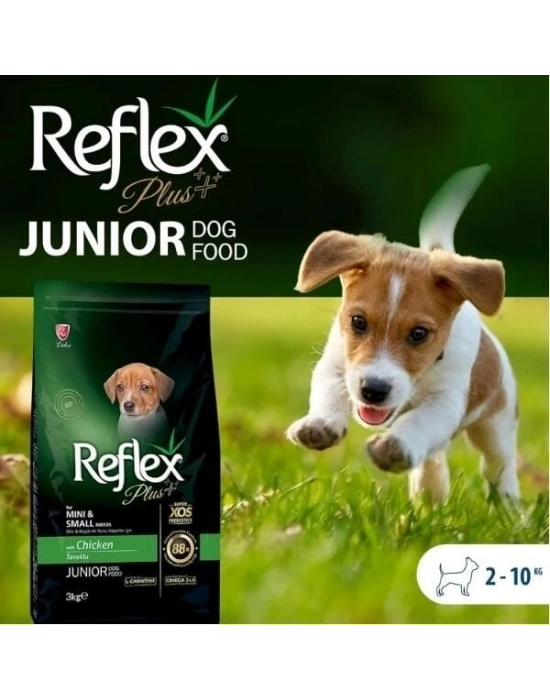 Reflex Plus Puppy Tavuklu Küçük Irk Yavru Köpek Maması 3 Kg