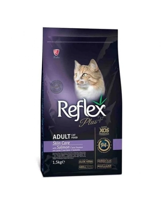 Reflex Plus Skin Care Somonlu Yetişkin Kedi Maması 1.5 Kg
