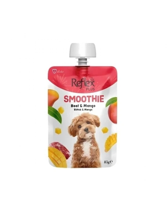 Reflex Plus Smoothie Biftekli ve Mangolu Sıvı Yetişkin Köpek Ödül Maması 1 Adet 85 Gr