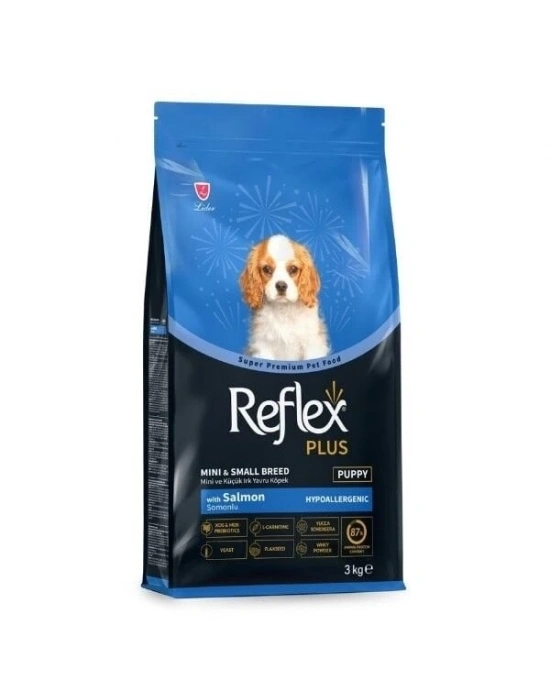 Reflex Plus Somonlu Mini ve Küçük Irk Yavru Köpek Maması 3 Kg