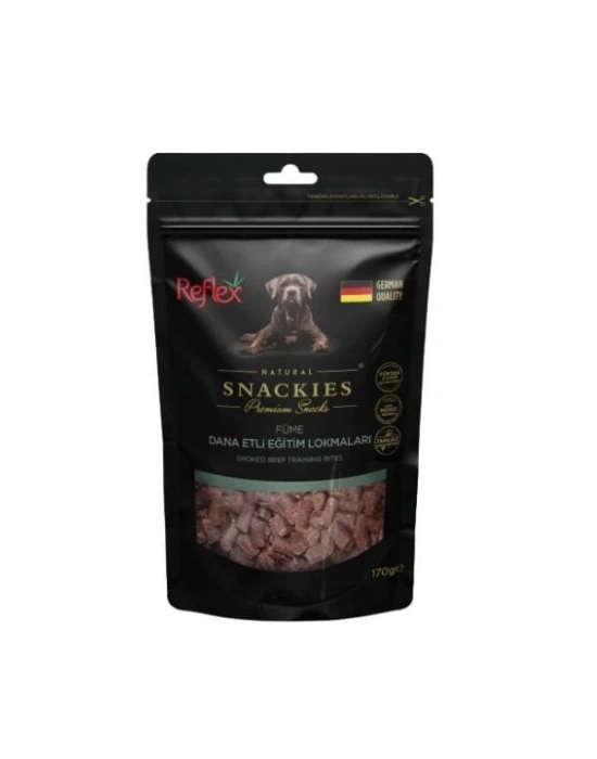 Reflex Snackies Natural Füme Dana Etli Tahılsız Köpek Eğitim Lokmaları 1 Adet 170 Gr