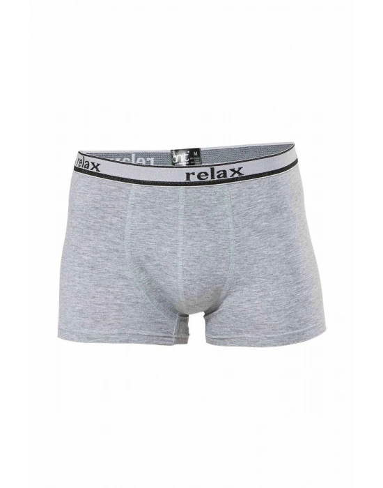 Relax Pamuklu Esnek Erkek Boxer Gri - 1268A