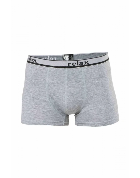 Relax Pamuklu Esnek Erkek Boxer Gri - 1268A