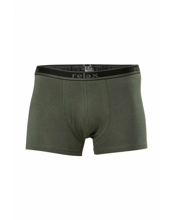 Relax Pamuklu Esnek Erkek Boxer Haki - 1268A
