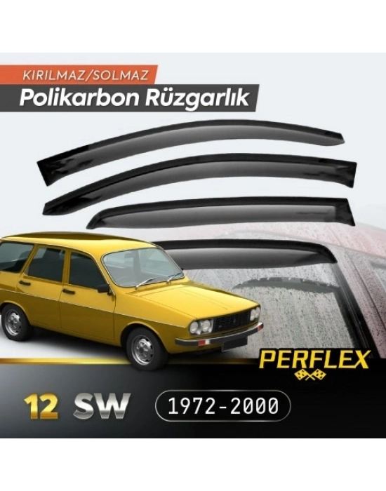 Renault 12 SW 1972-2000 Cam Rüzgarlığı V2 Mugen