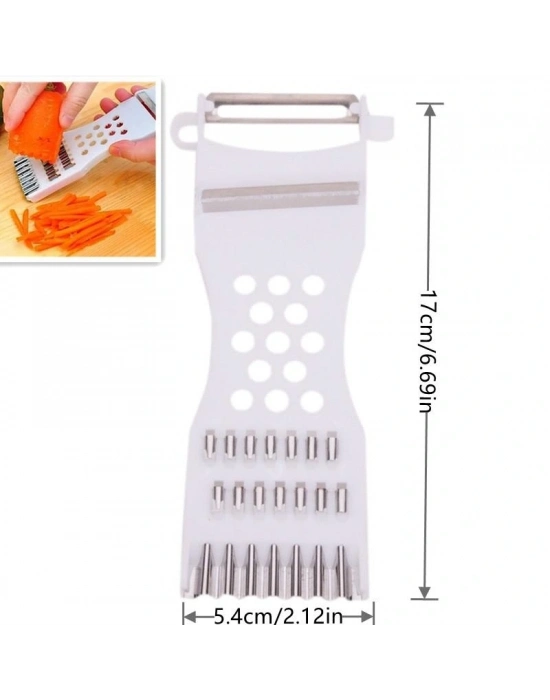 Rende Soyacak 5 Fonksiyonlu Sebze Meyve Soyucu Patates Havuç Salatalık Zencefil Doğrayıcı