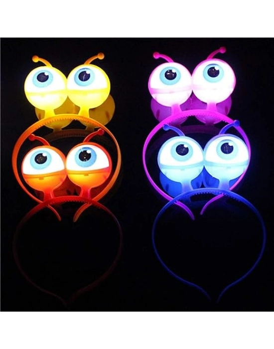 RENGARENK 3 FARKLI FONKSIYONDA YANAN LED IŞIKLI UZAYLI GÖZ TAÇ