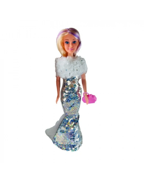 Renk Değiştiren Prenses Bebek 30 cm - 66772 - Gri