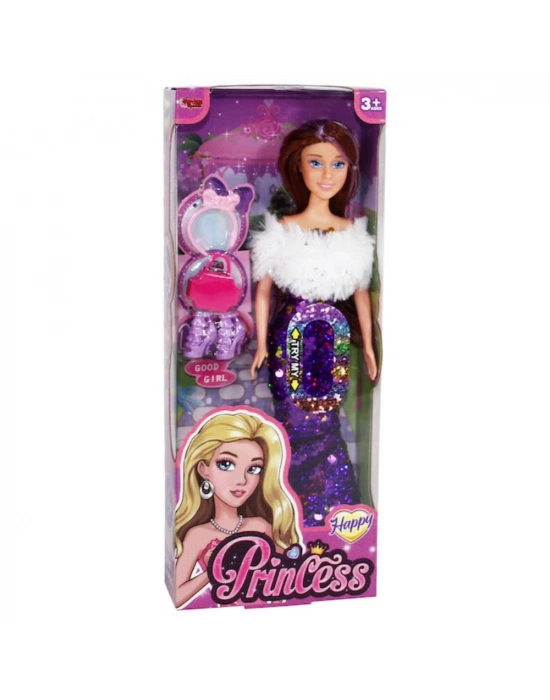 Renk Değiştiren Prenses Bebek 30 cm - 66772 - Mor